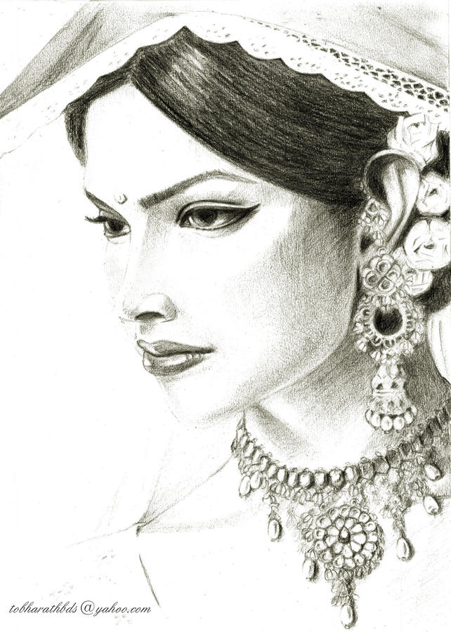 Deepika Padukone Drawing || colour pencil portrait drawing tutorial for  beginners - YouTube
