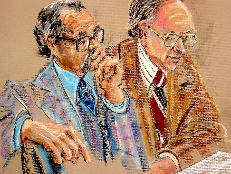 Defense Lawyers Painting by Les Leffingwell
