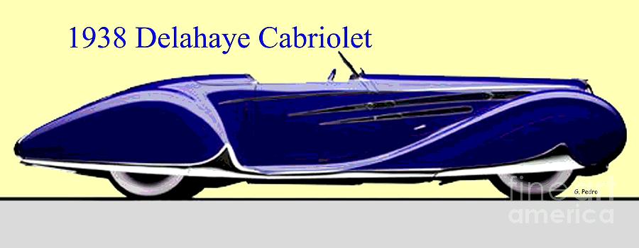 Delahaye Photograph by George Pedro