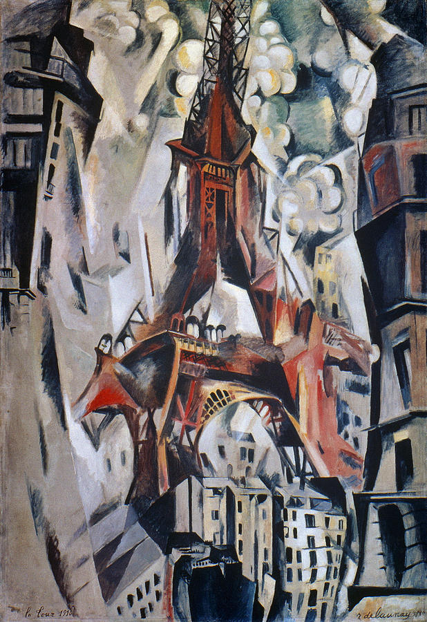 Delaunay: Eiffel Tower, 1910 Photograph by Granger