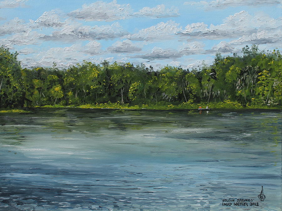 Deleon Springs Painting by Larry Whitler