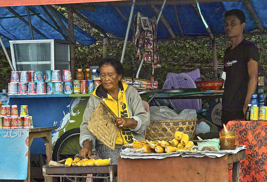 Delicious corn - Bali Photograph by Jocelyn Kahawai