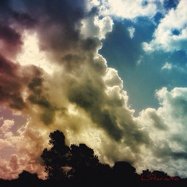Up Movie Photograph - Dem Clouds! #laskylovers #louisiana by Lester Starnuto