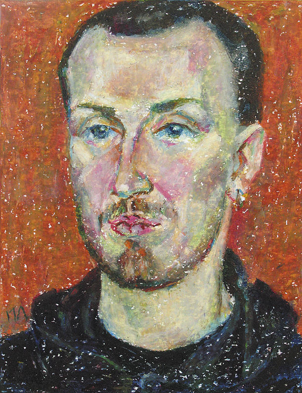 Portrait Painting - Dennis Starks by Leonid Petrushin