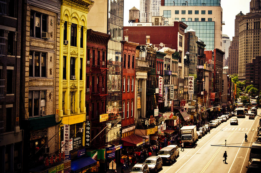 New York City Photograph - Density - Above Chinatown - New York City by Vivienne Gucwa