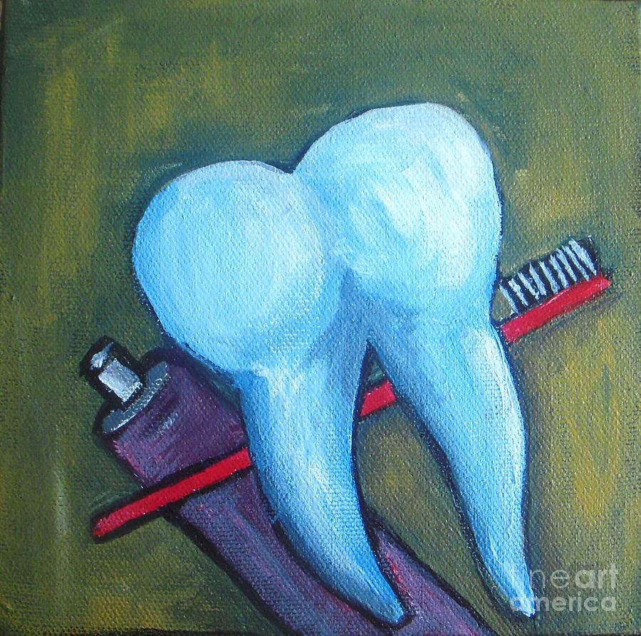 Dental Hygiene Painting by Vesna Antic