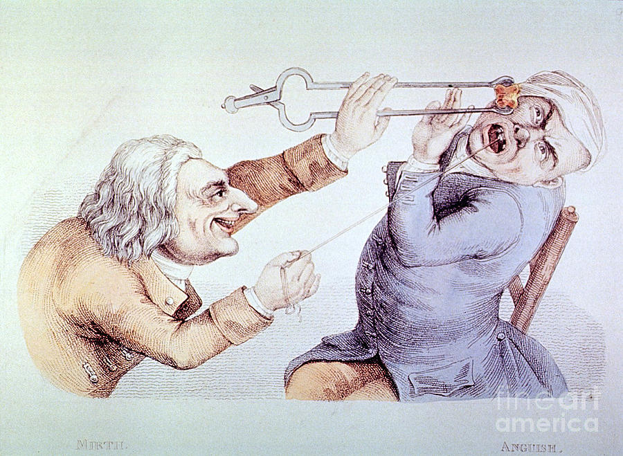 Dentistry Tooth Extraction 1810 Photograph by Science Source