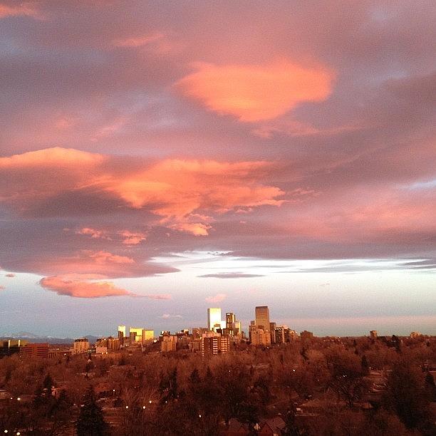 Denver Photograph - #denver #colorado #sunrise #friday by Patrick Obando