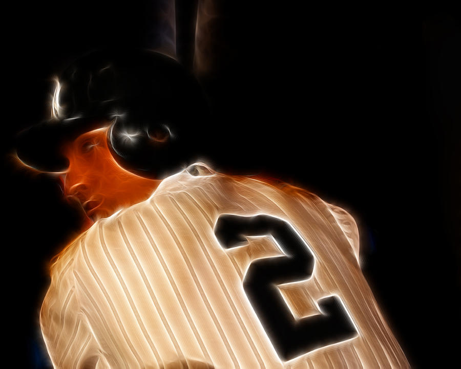 Derek Jeter II- New York Yankees - Baseball  Photograph by Lee Dos Santos