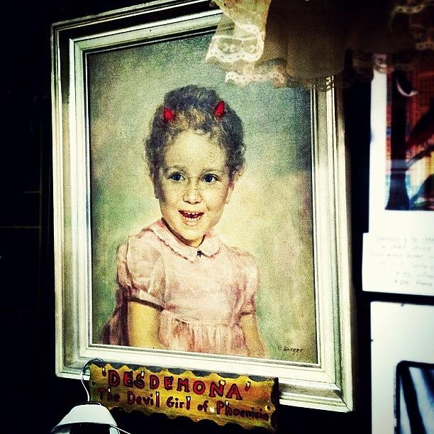 Vintage Photograph - Desdemona: The Devil Girl Of Phoenicia by Natasha Marco