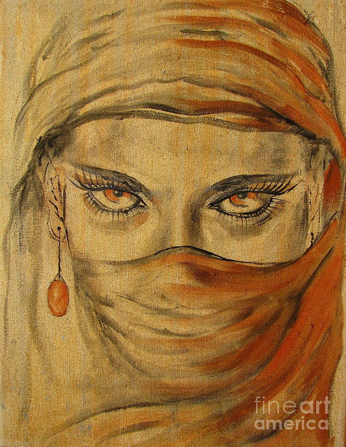 Desert Amber Painting by Iglika Milcheva-Godfrey