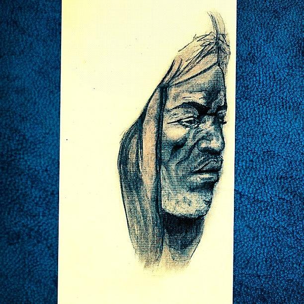 Portrait Photograph - Desert Blue Man
#instadraw by Sherry Buchy