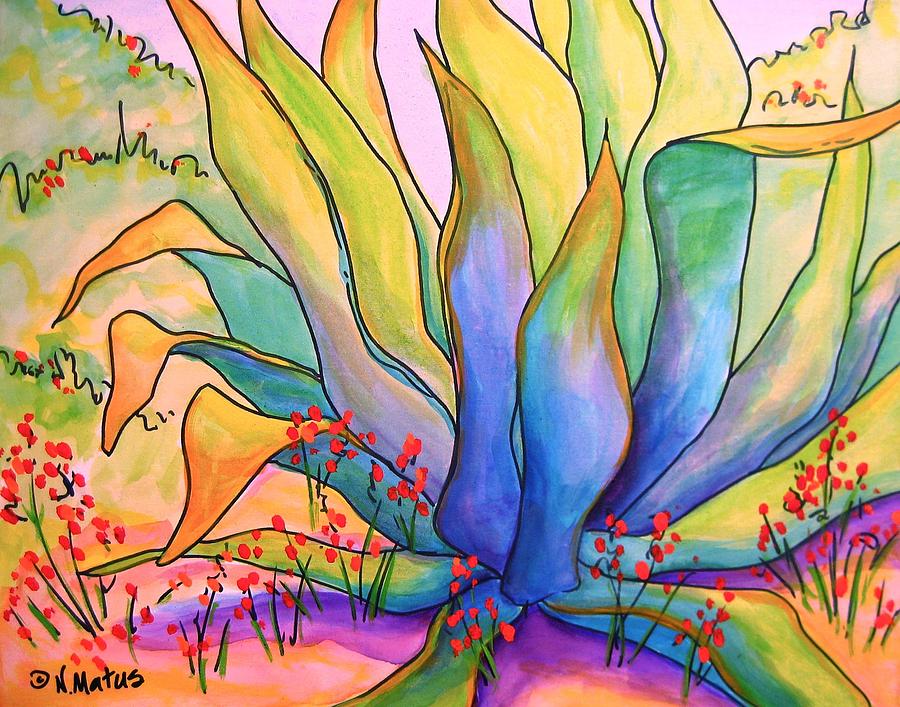 Wildlife Painting - Desert Color by Nancy Matus