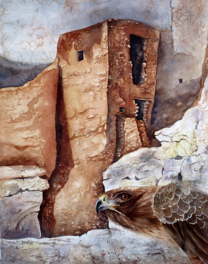 Desert Dwellers Painting by Mary McCullah