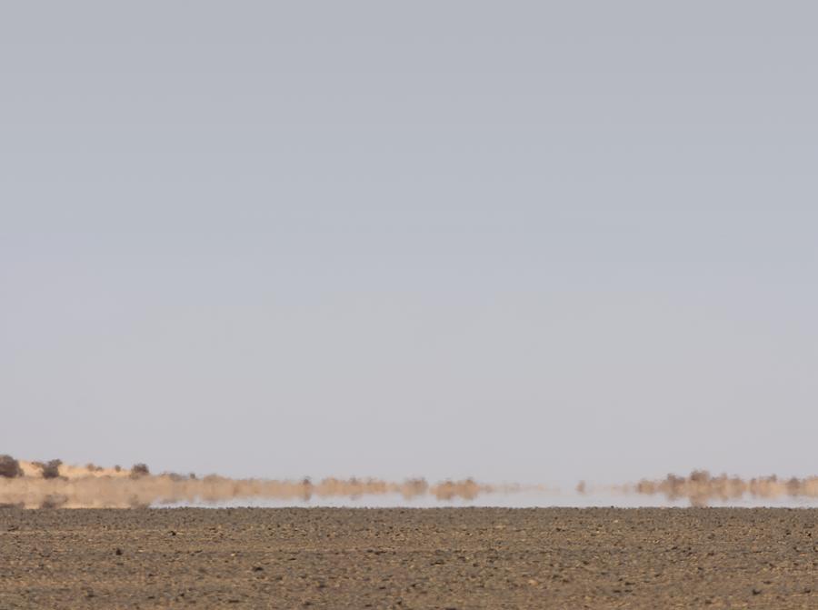 Desert Mirage, Libya Photograph by David Parker