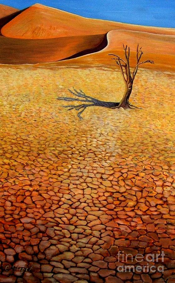 Desert Painting - Desert Pan by Caroline Street