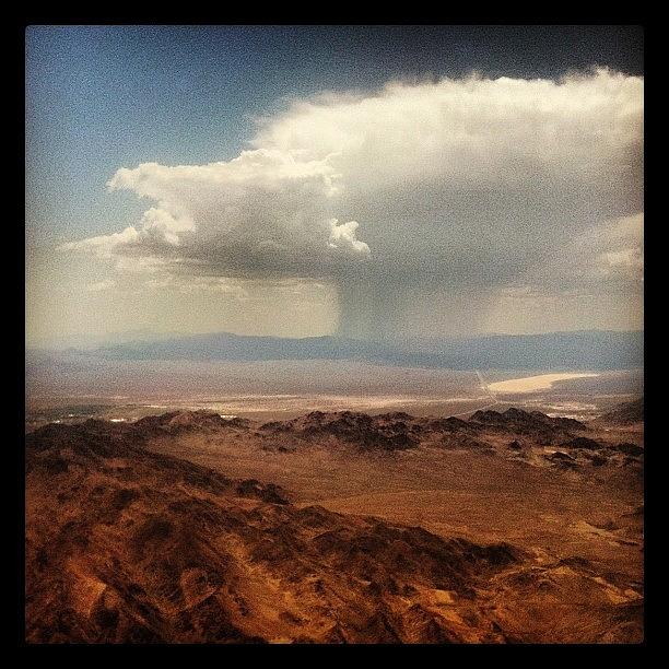 Desert Rain Photograph by Jay Homburger