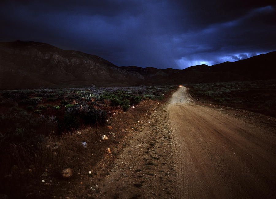 Desert Road Photograph by Grant Sorenson