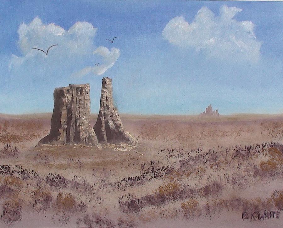 Desert Scenery Painting by Brian White