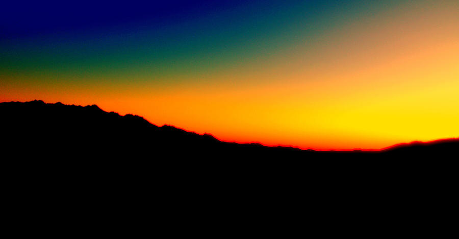 Sunset Photograph - Desert Sunset by Barbara Newson