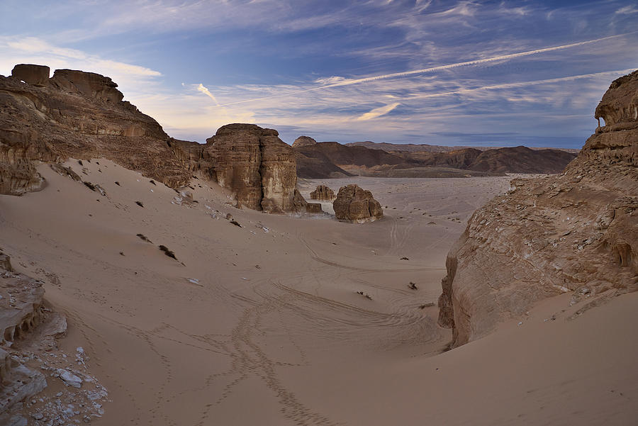 Desert valley Photograph by Ivan Slosar