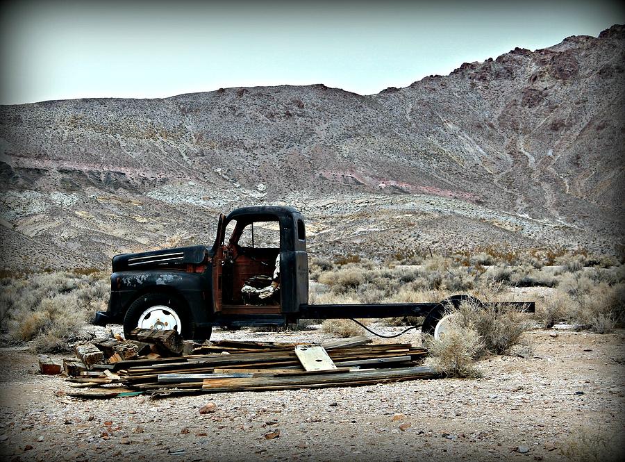 Deserted in the Desert Photograph by Jo Sheehan