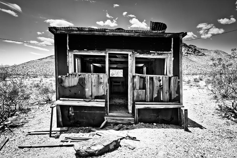 Vintage Photograph - Desolate Desert by Merrick Imagery