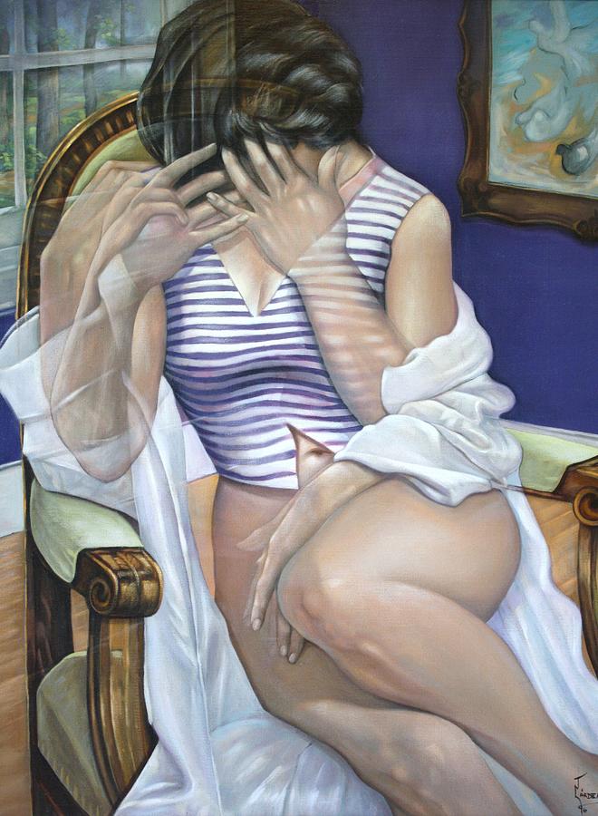 Lady Painting - Desolation by Jorge Cardenas