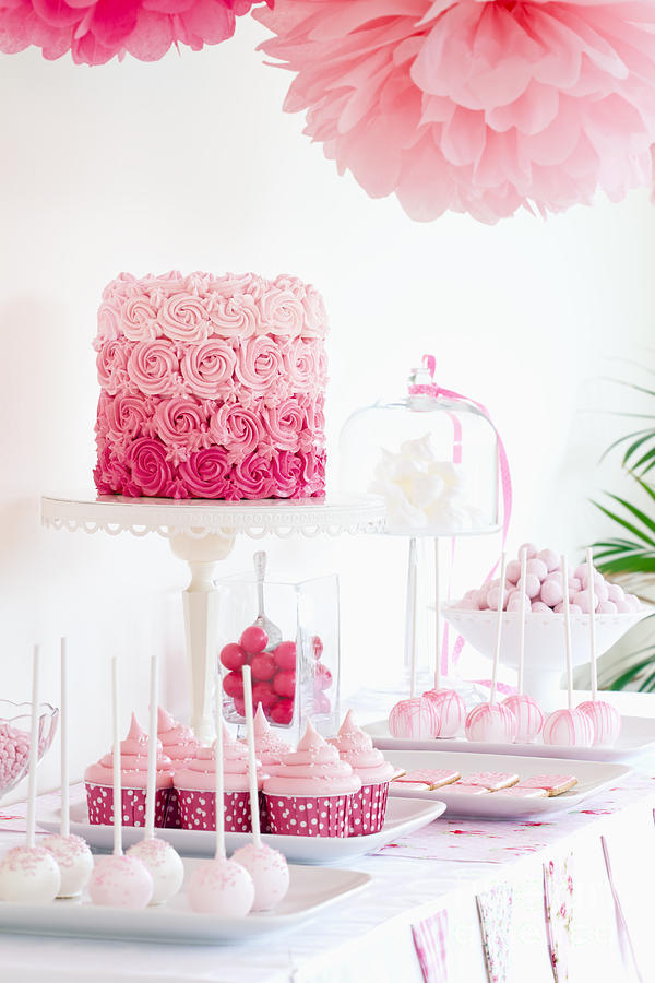Cake Photograph - Dessert table by Ruth Black