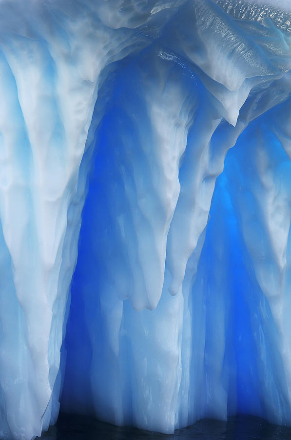 Detail Of An Iceberg, Antarctica Photograph by Jan Vermeer