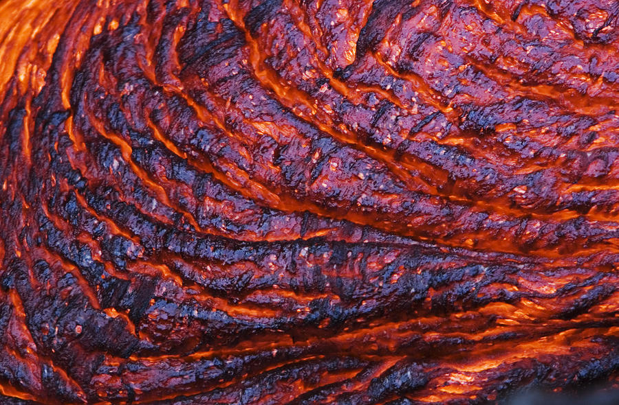 Detail Of Molten Lava by Ron Dahlquist - Printscapes