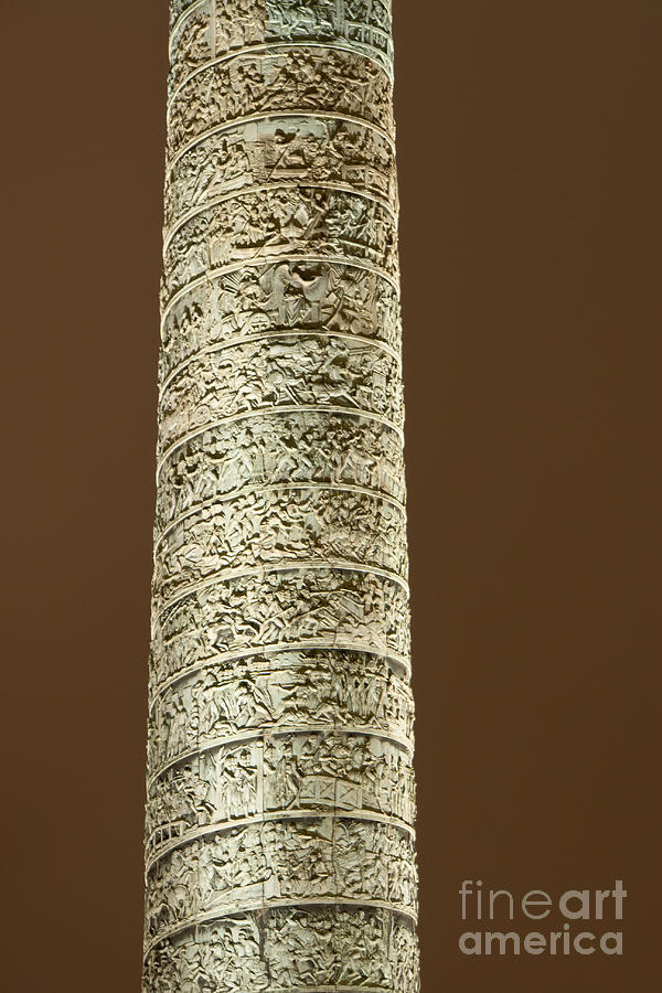 Detail of the Column - Place Vendome Photograph by Fabrizio Ruggeri