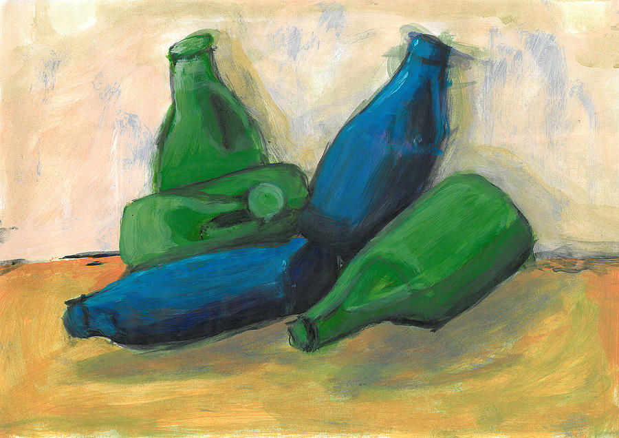 Bottle Pastel - Detergent Bottles by Rae Hauck