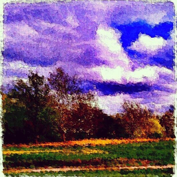 Instagram Photograph - Detroit Landscape Impressionist Art by Fotochoice Photography