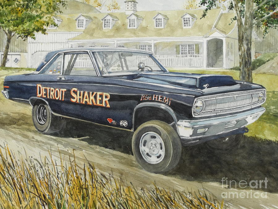 Detroit Shaker Painting by William Band