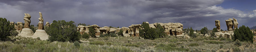 Devils Garden Panorama Photograph by Gregory Scott