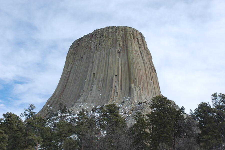 Devils Tower Wyoming Photograph by Wanda Jesfield