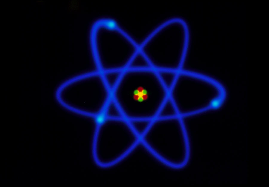 Diagram Of The Structure Of The Atom Photograph by David Parker