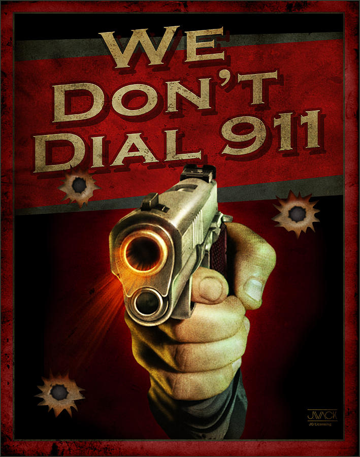 Dial 911 Painting by JQ Licensing