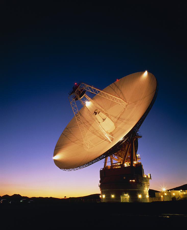 Diameter Antenna Of Goldstone Satellite Photograph by David Parker ...