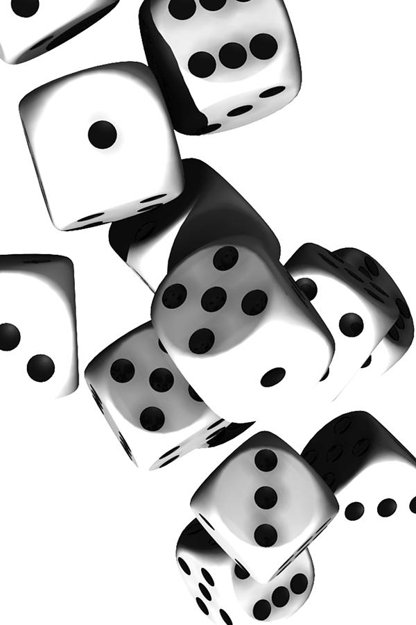 Dice Float Digital Art by David B Fine Art America
