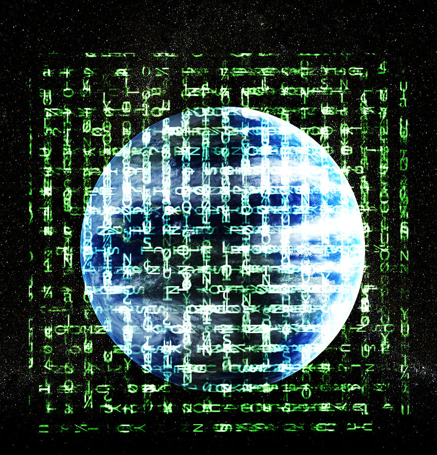 Digital World, Artwork Photograph by Christian Darkin - Fine Art America
