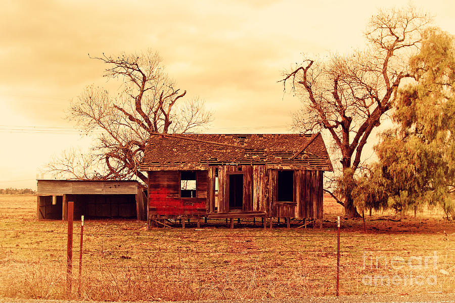 Dilapidated Old Farm House . 7D10341 Photograph by Wingsdomain Art and Photography