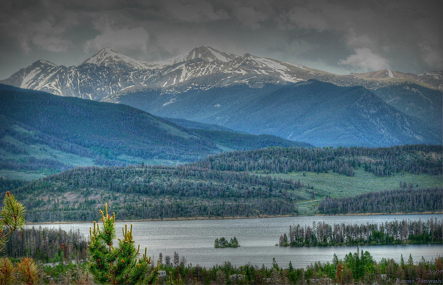 Dillon Reservoir and Colorado High Peaks Photograph by Aaron Burrows ...