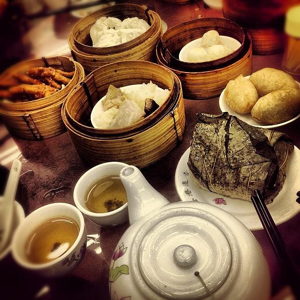 Tea Photograph - #dimsum #traditional #food #foodporn by Jerry Tang