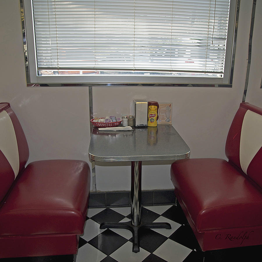 Diner Booth Photograph by Cheri Randolph