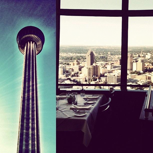Dinner At The Tower Of The Americas Photograph by Nick Dean