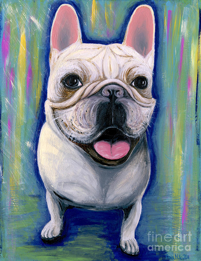 Dino The French Bulldog Painting by Ania M Milo