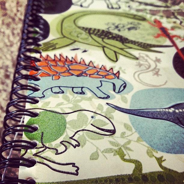 Dinosaurs Sketchbook #ermahgerd! Photograph by Valaree Hoge