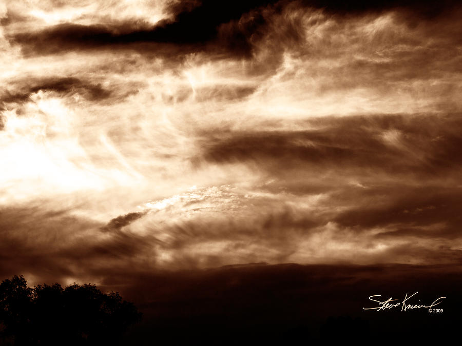 Nature Photograph - Disk Cloud Version Three by Steve Knievel